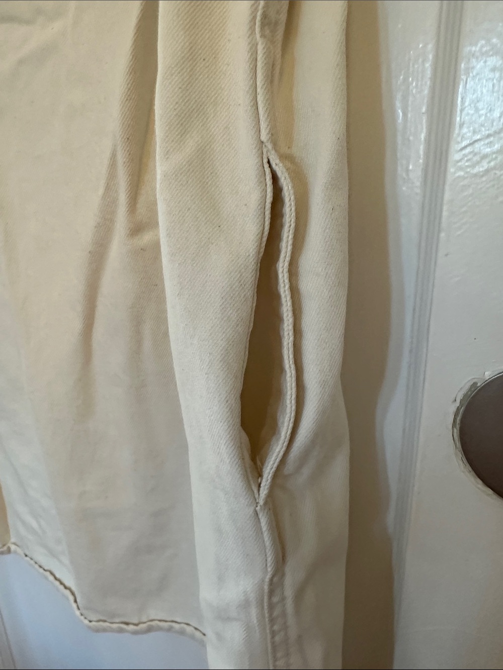 Universal Thread Cream Collared Button Shirt - Picture 4 of 6